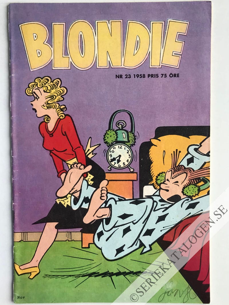 Framsida på Blondie #23 (1958)