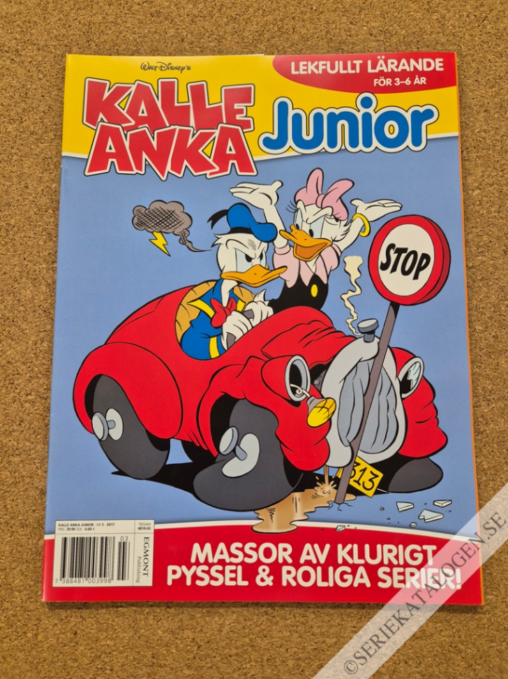 Framsida på Kalle Anka junior #3 (2017)