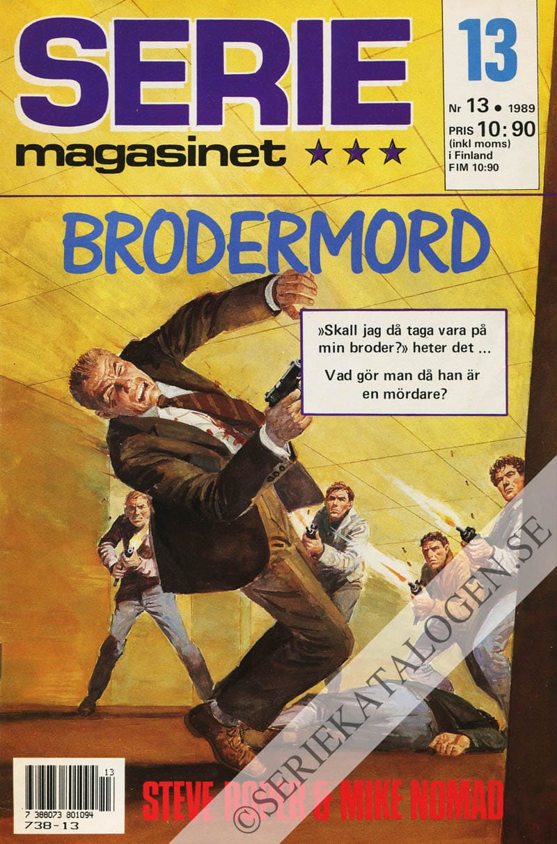 Framsida på Seriemagasinet #13 (1989)