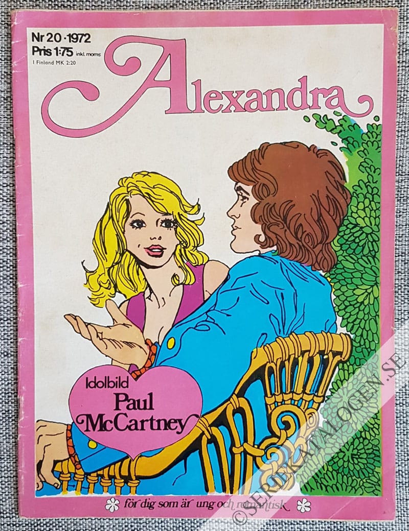 Framsida på Alexandra #20 (1972)