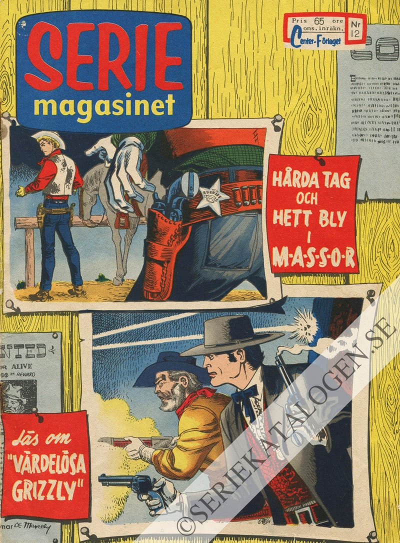 Framsida på Seriemagasinet #12 (1960)