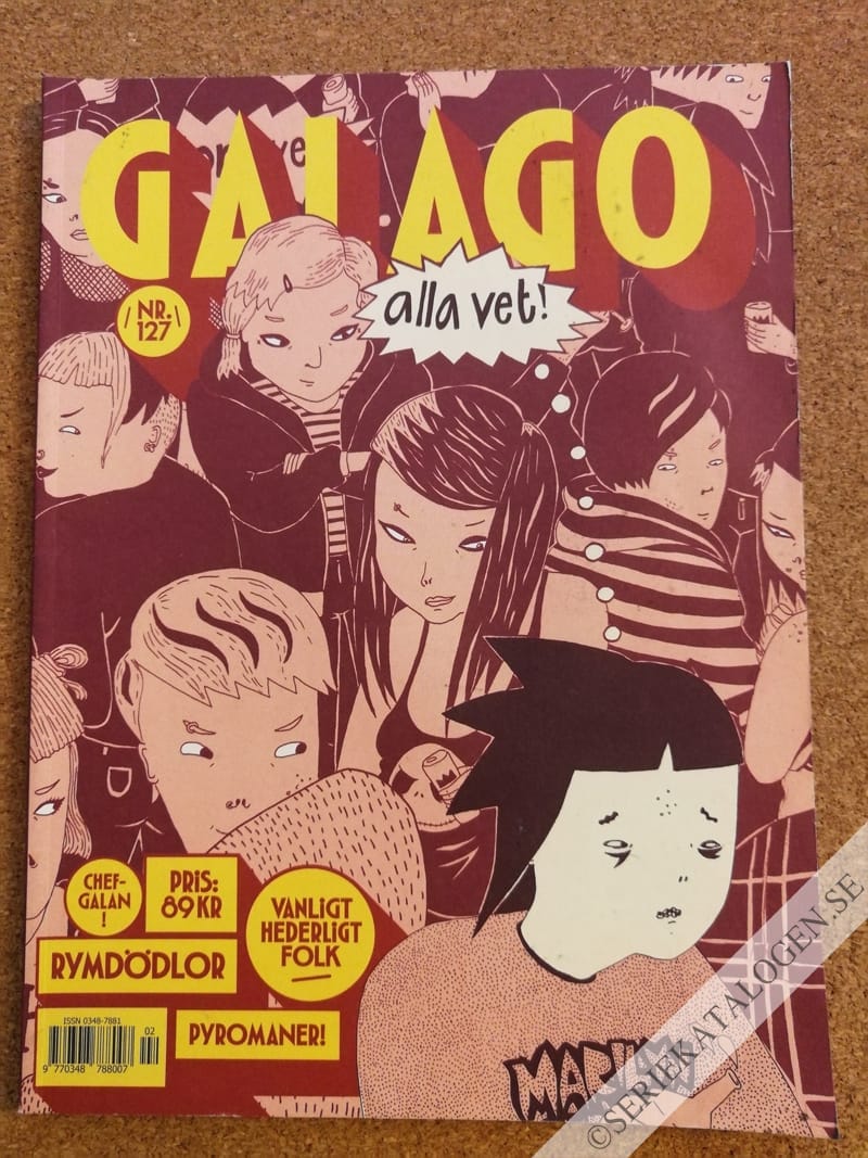 Framsida på Galago #2 (2017)