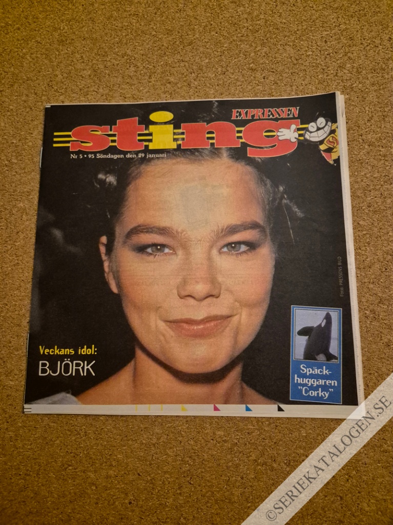 Framsida på Sting-Expressen #5 (1995)