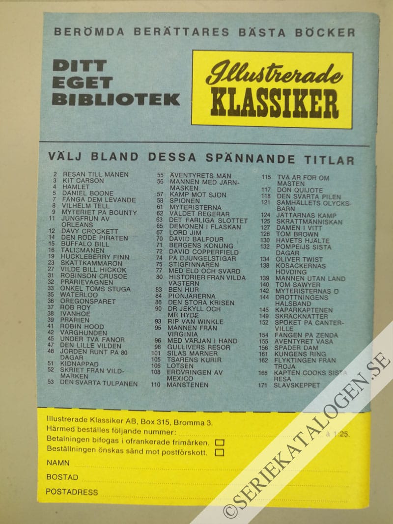 Baksida på Kämpa eller dö (1966)