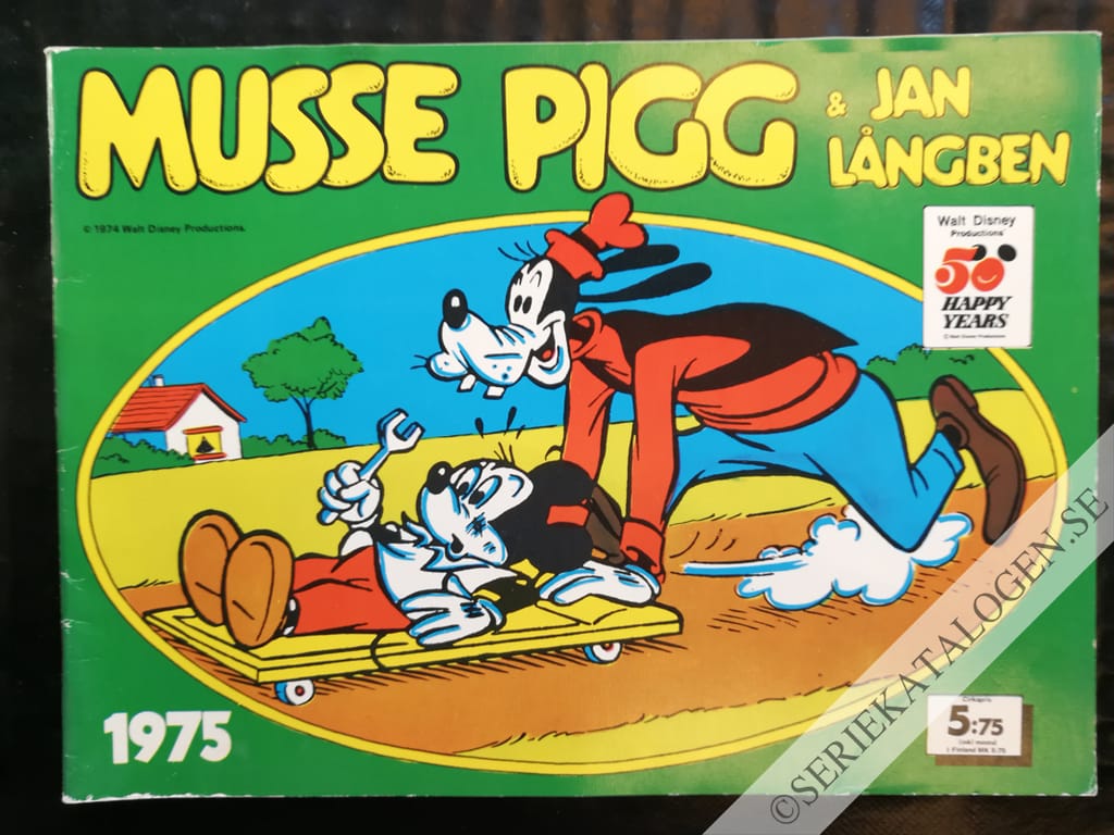 Framsida på Musse Pigg och Jan Långben # (1974)