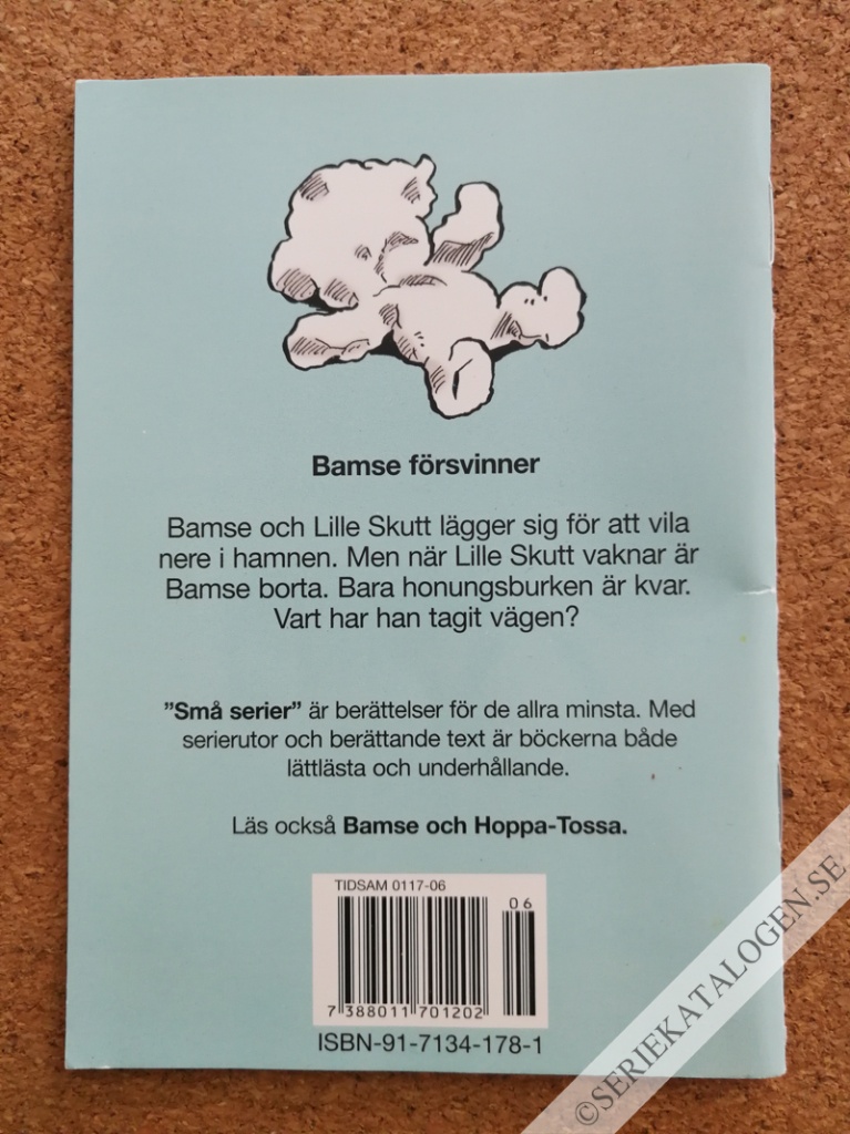 Baksida på Bamse Försvinner (2005)