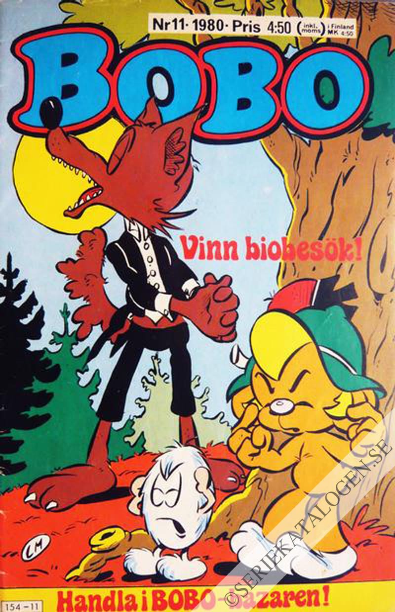 Framsida på Bobo #11 (1980)