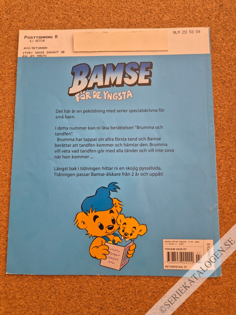 Baksida på Brumma och tandfen (2023)