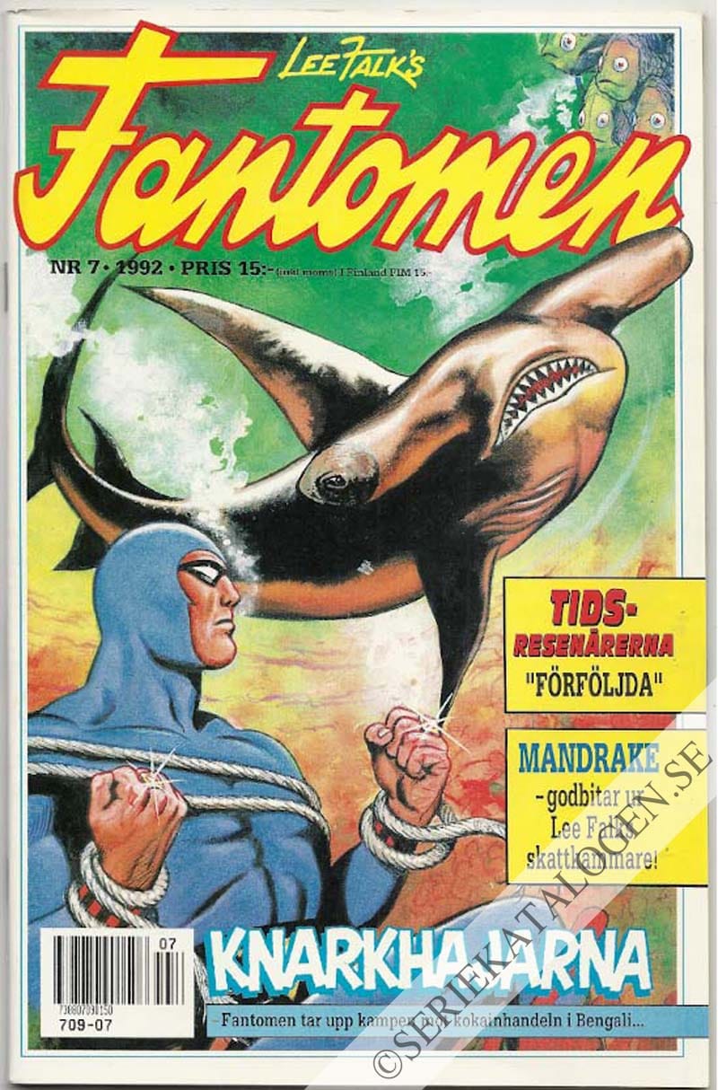 Framsida på Fantomen #7 (1992)