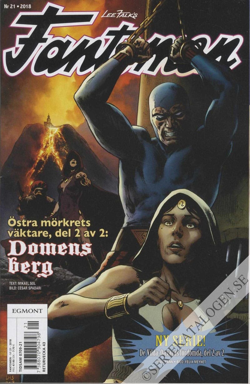 Framsida på Fantomen #21 (2018)