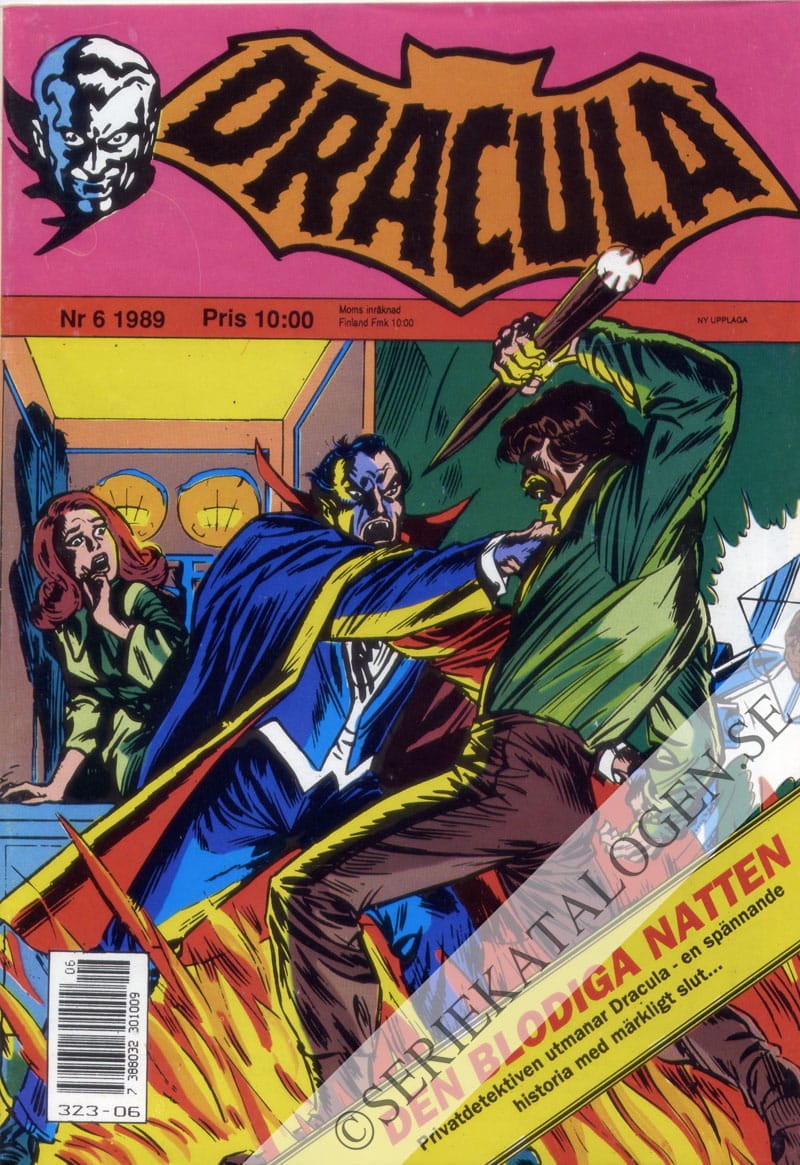 Framsida på Dracula #6 (1989)