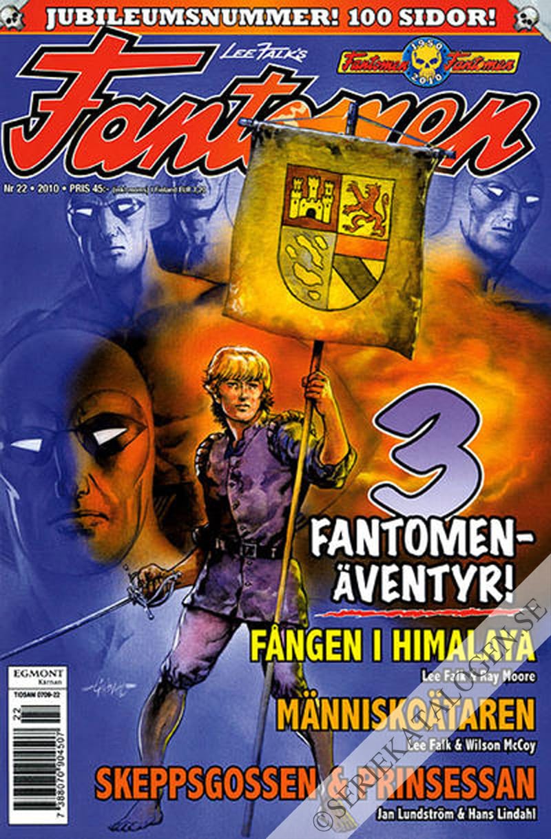 Framsida på Fantomen #22 (2010)