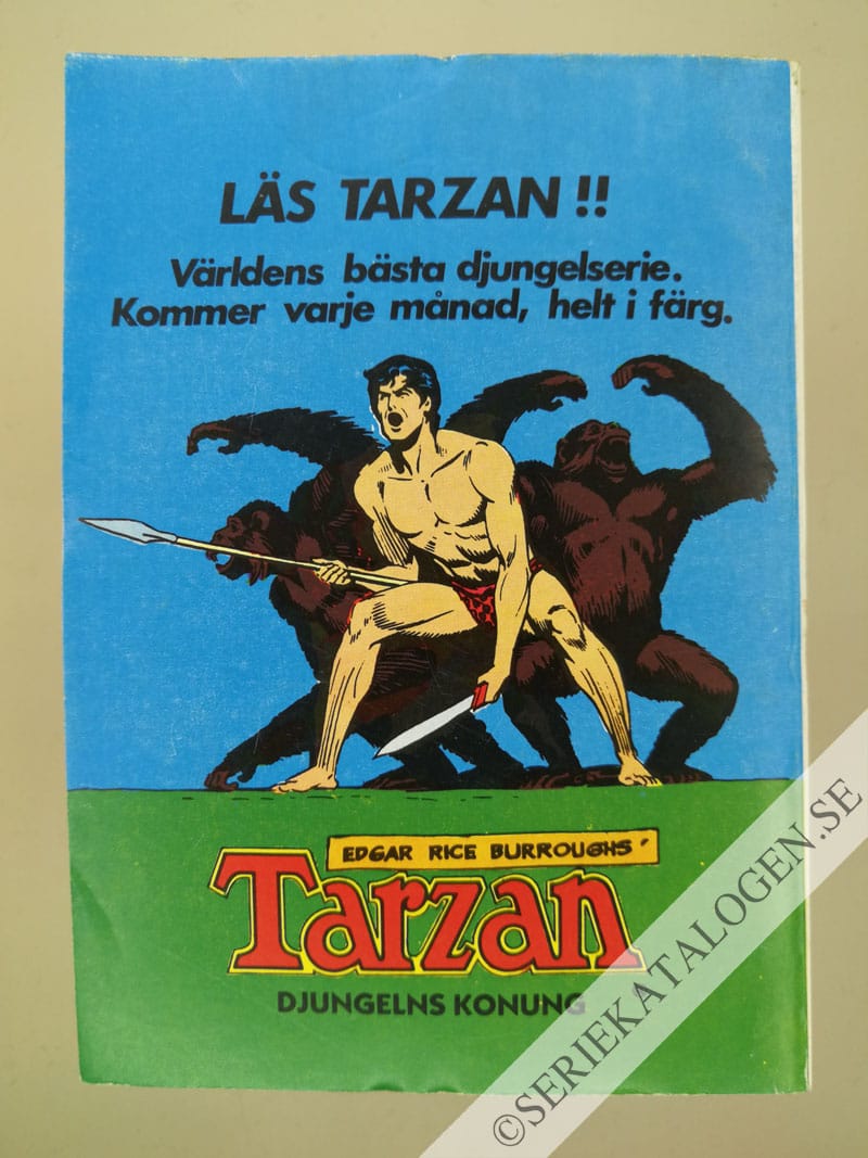 Baksida på Uppdrag "Andaru" (1986)