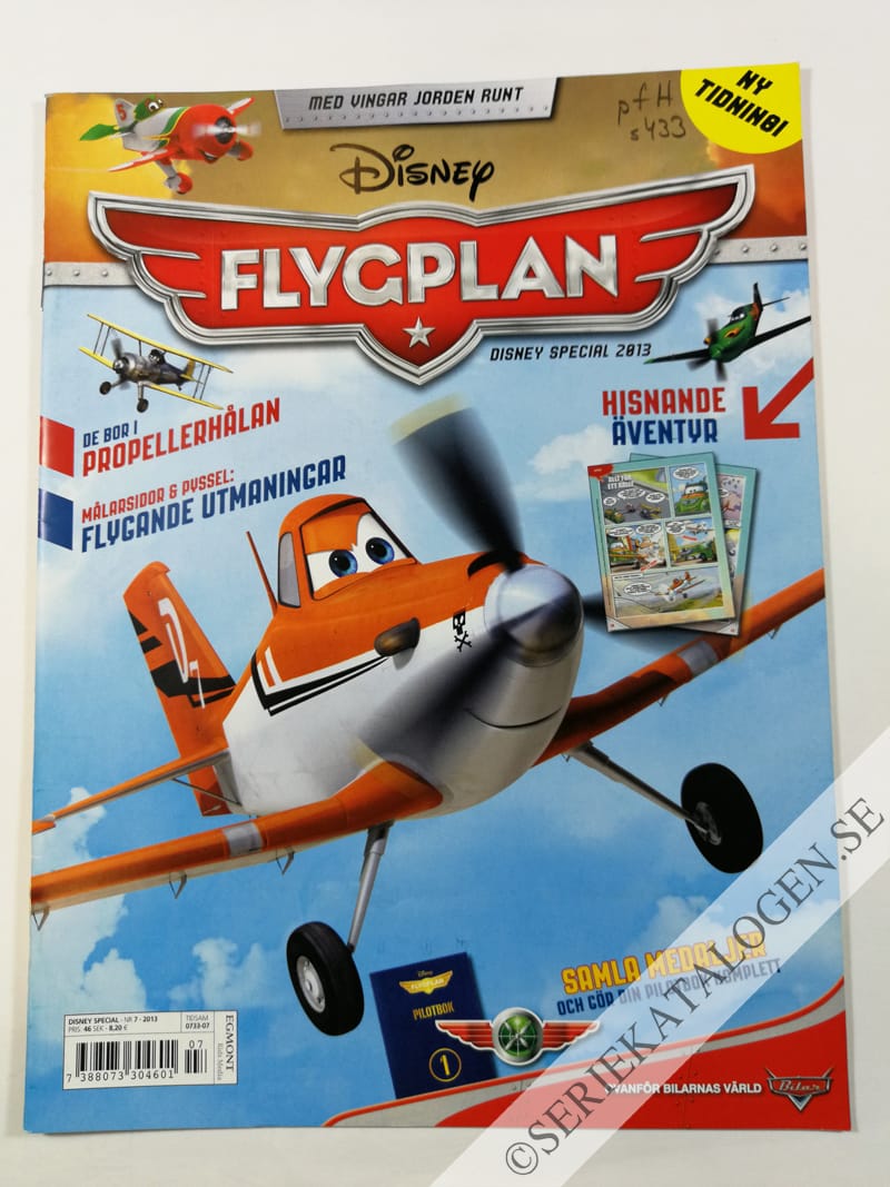 Framsida på Disney special Flygplan (2013)