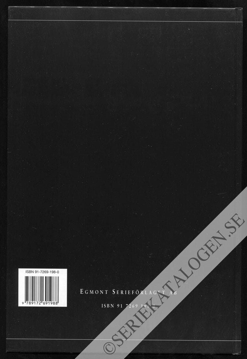 Baksida utan skyddsomslag (2001)