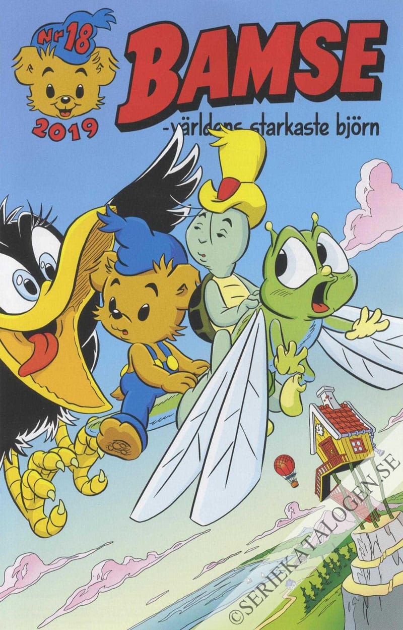 Framsida på Bamse #18 (2019)