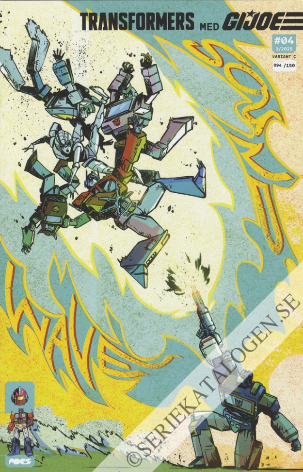 Framsida på Transformers #3 (2025) (variant)
