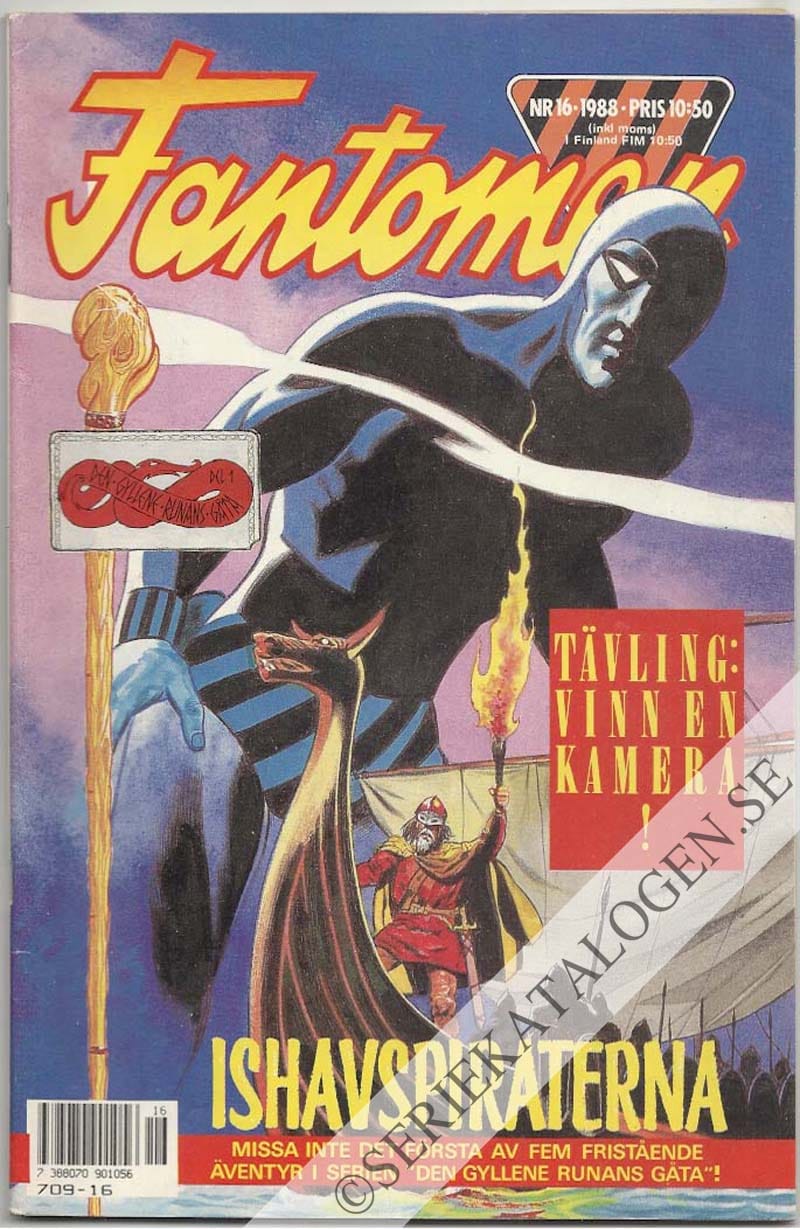 Framsida på Fantomen #16 (1988)