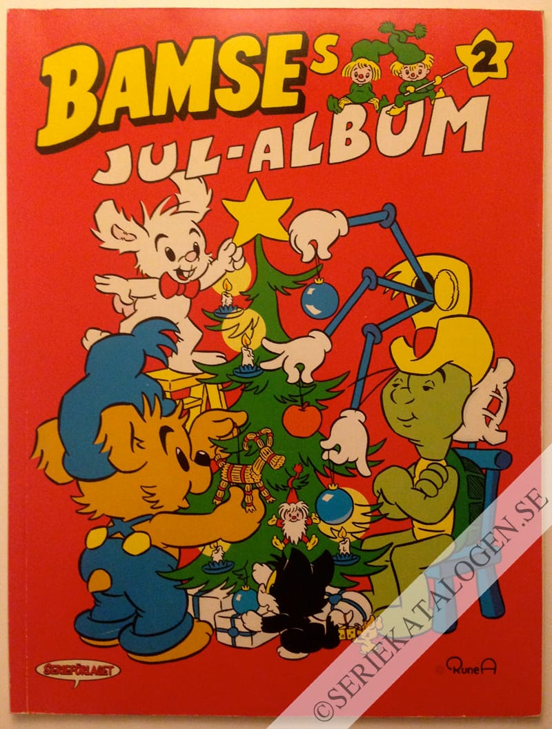 Framsida på Bamses julalbum #2 (1992)