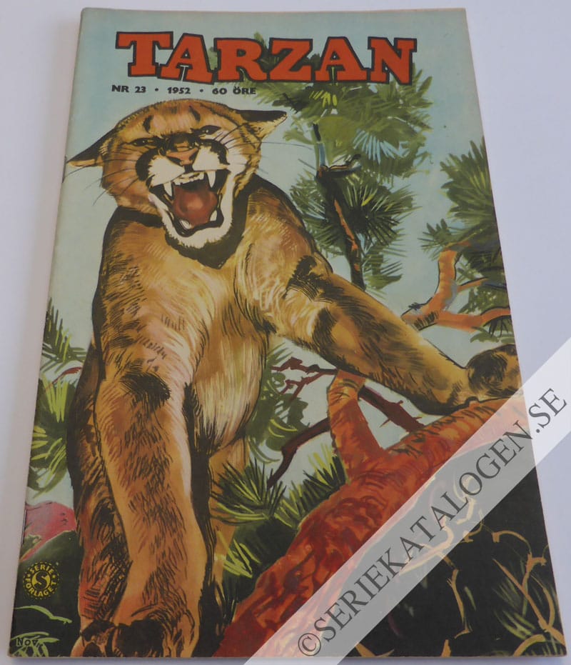Framsida på Tarzan #23 (1952)