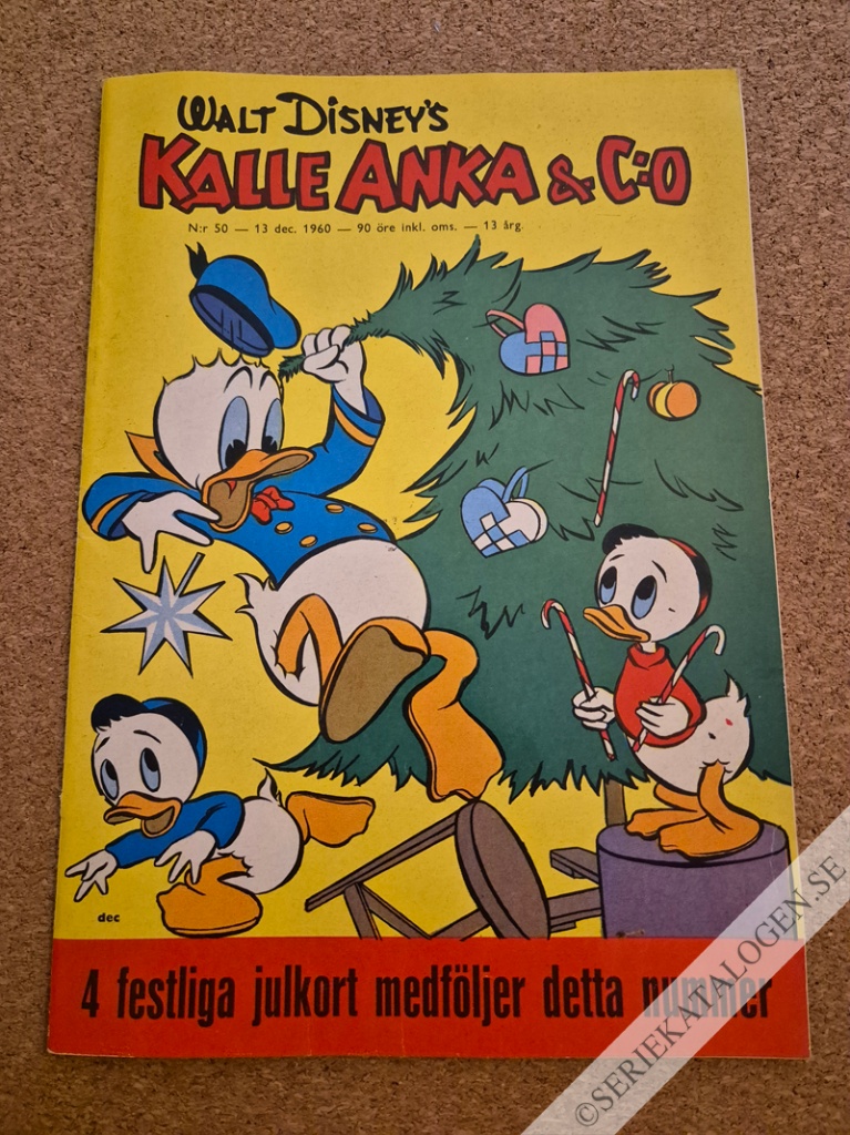 Framsida på Kalle Anka & C:o #50 (1960)