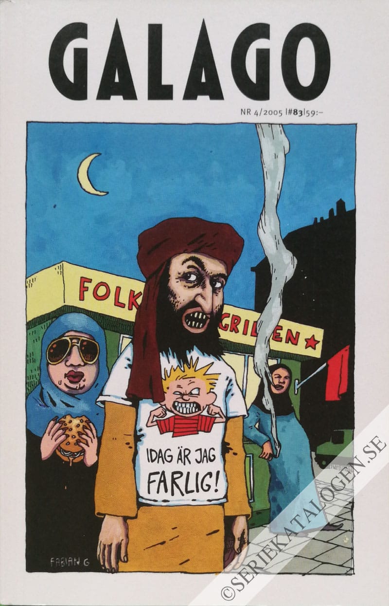Framsida på Galago #4 (2005)