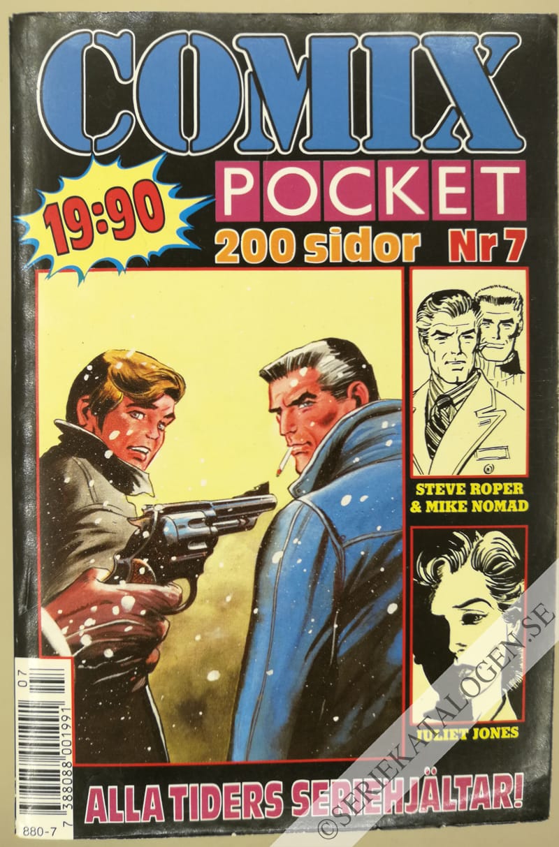 Framsida på Comix pocket Steve Roper/Juliet Jones (1990)