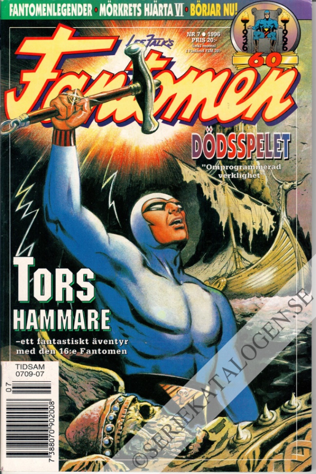 Framsida på Fantomen #7 (1996)