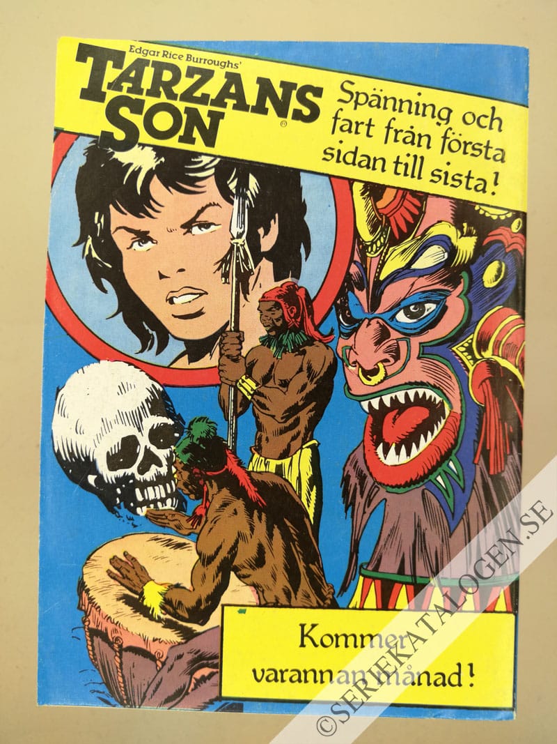 Baksida på Vem skall dö? (1985)