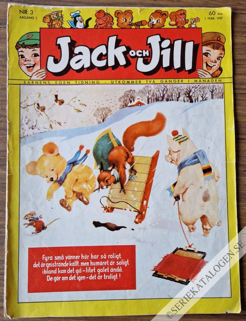 Framsida på Jack och Jill #3 (1957)