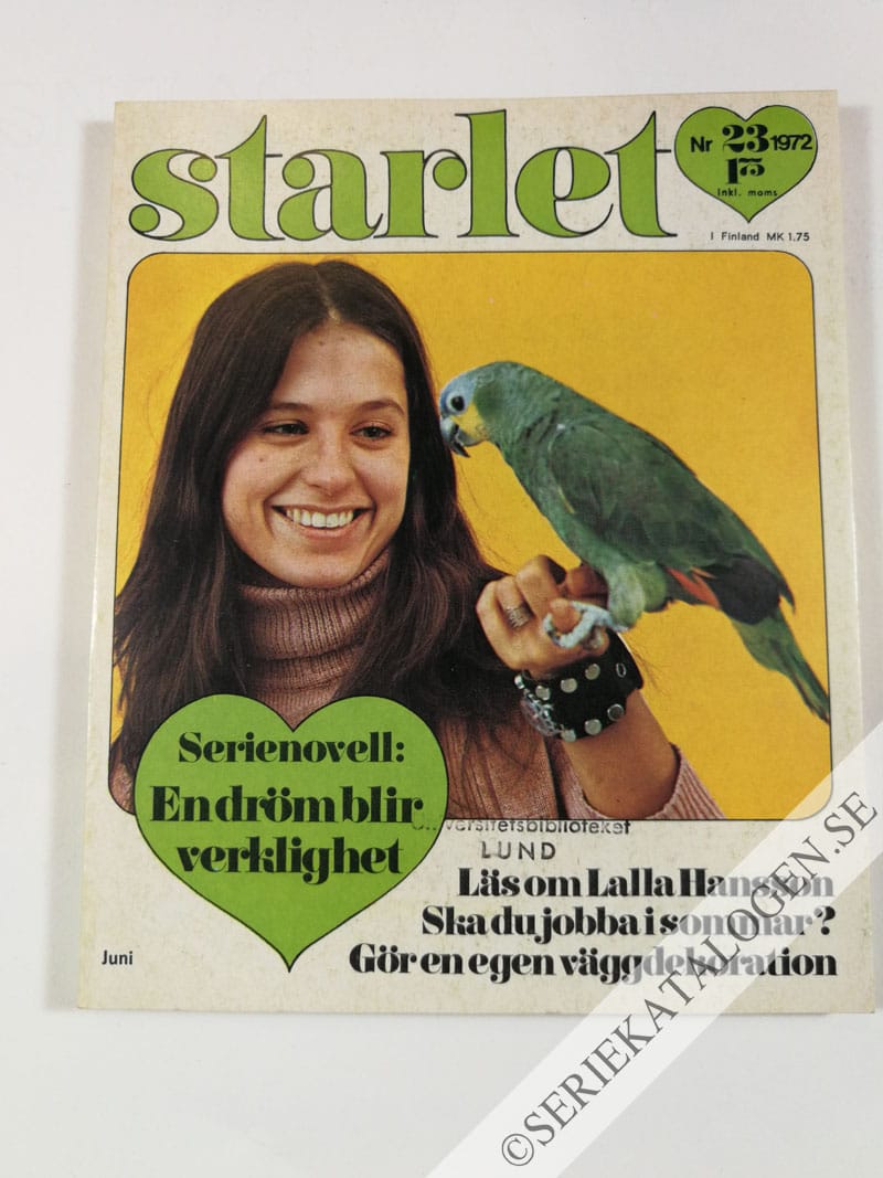 Framsida på Starlet #23 (1972)