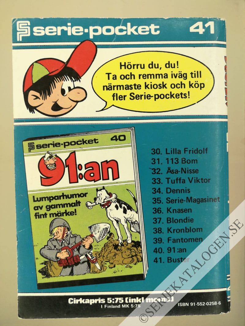 Baksida på Buster (1976)