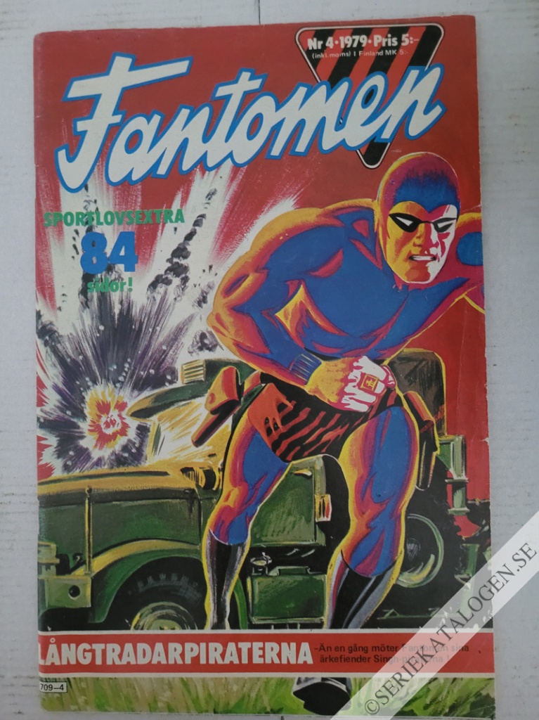 Framsida på Fantomen #4 (1979)