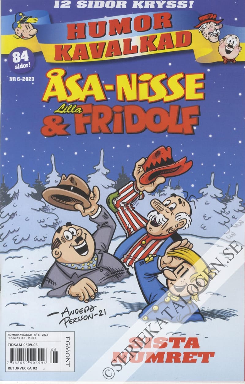 Framsida på Humorkavalkad #6 (2023)