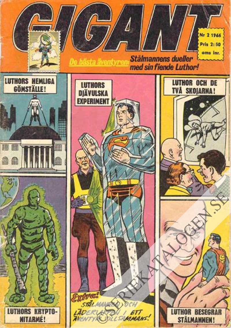 Framsida på Gigant #2 (1966)