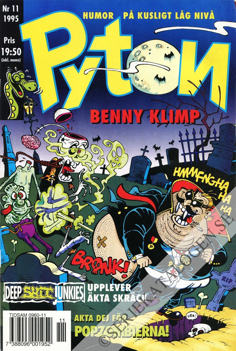 Framsida på Pyton #11 (1995)