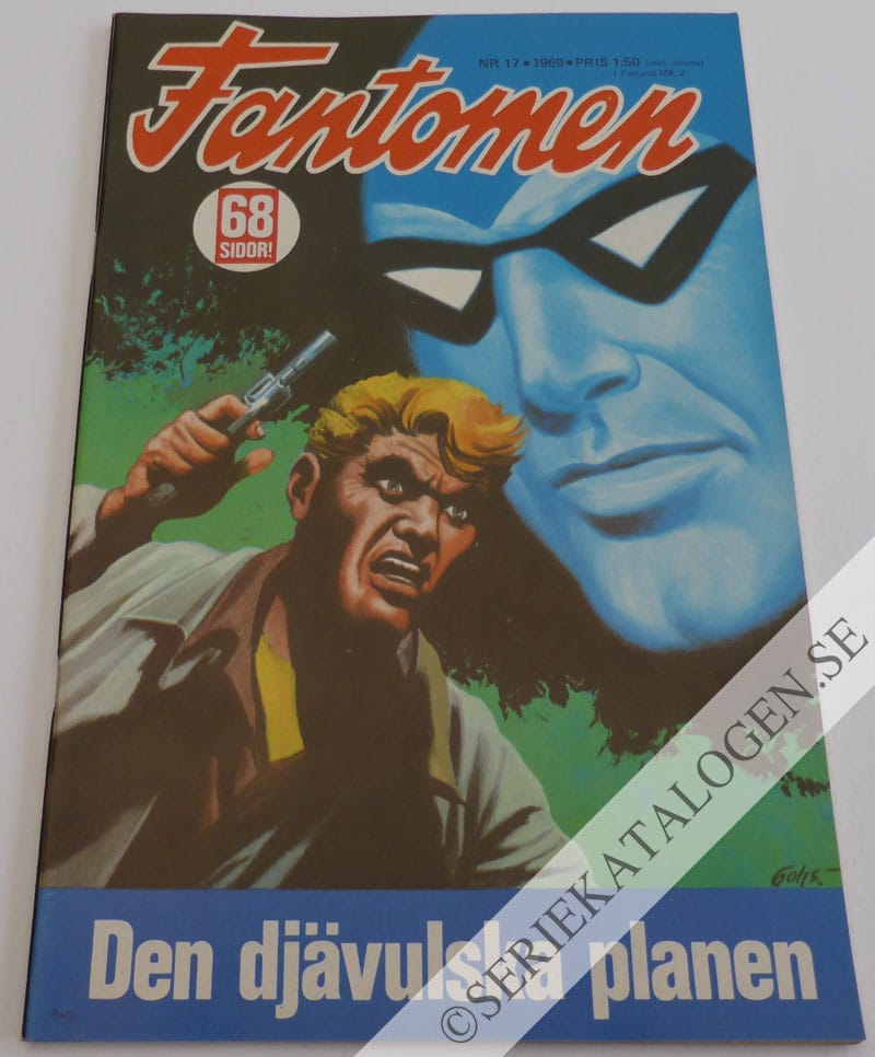 Framsida på Fantomen #17 (1969)