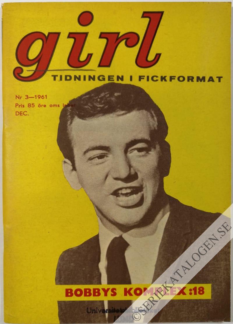 Framsida på Girl #3 (1961)