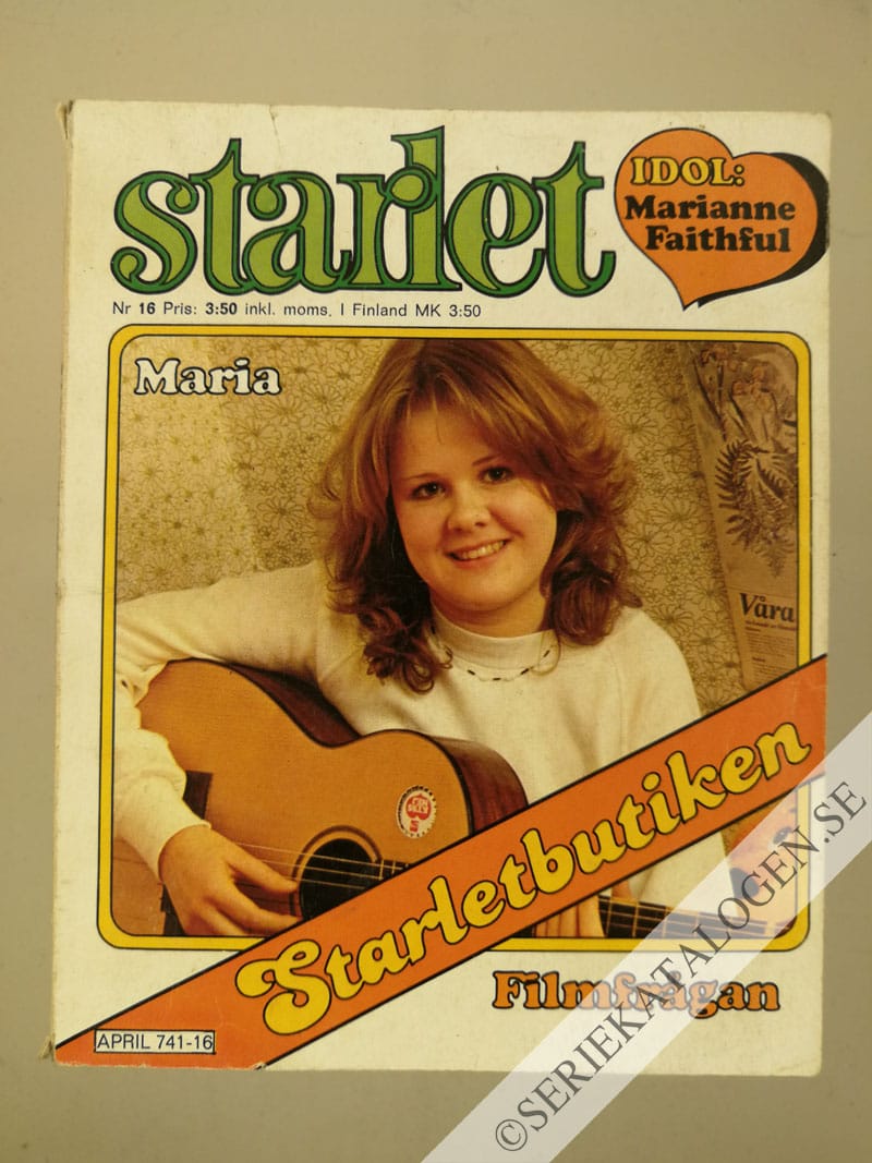 Framsida på Starlet #16 (1980)