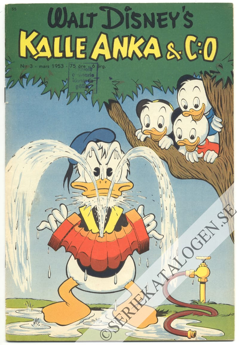 Framsida på Kalle Anka & C:o #3 (1953)
