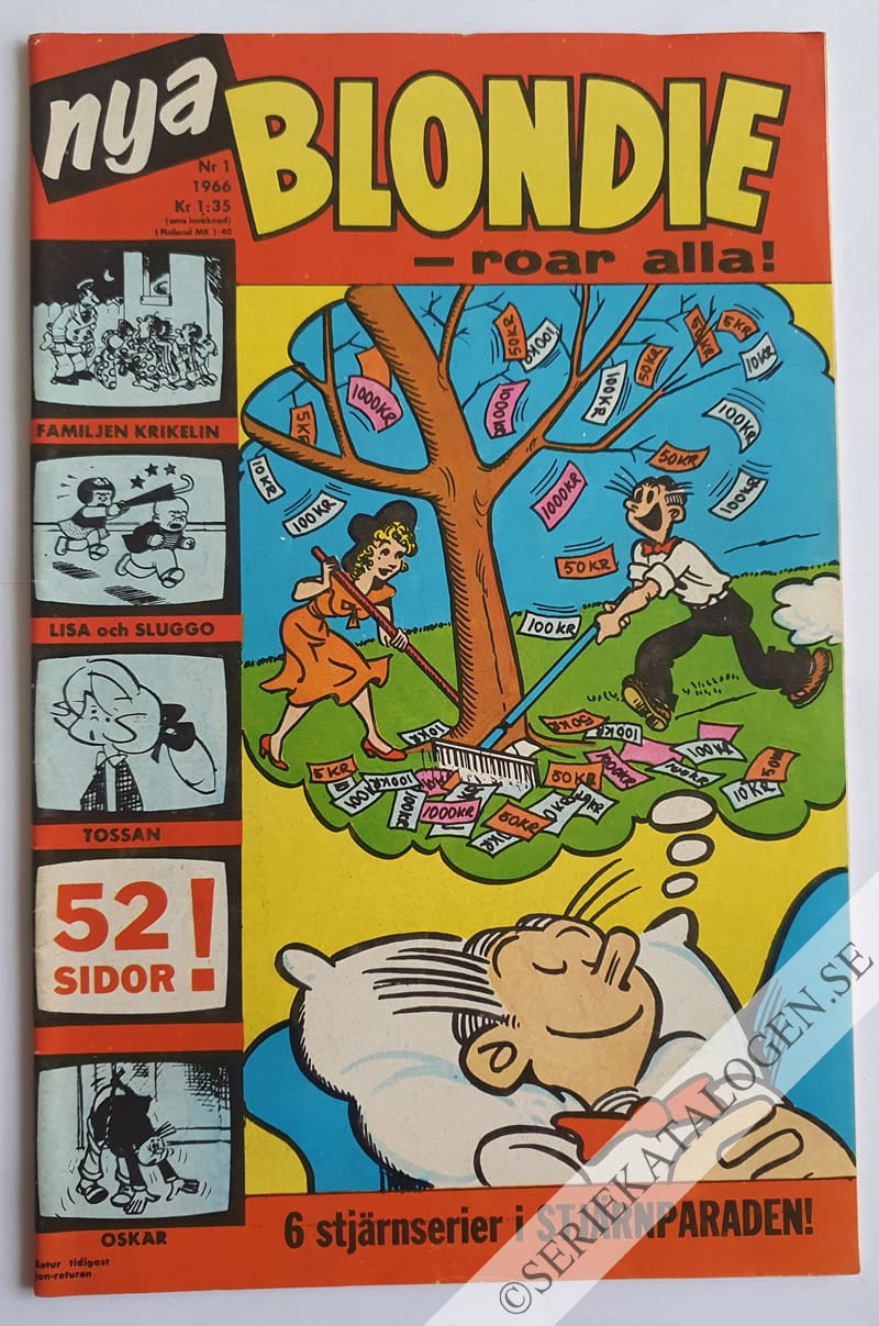 Framsida på Blondie #1 (1966)