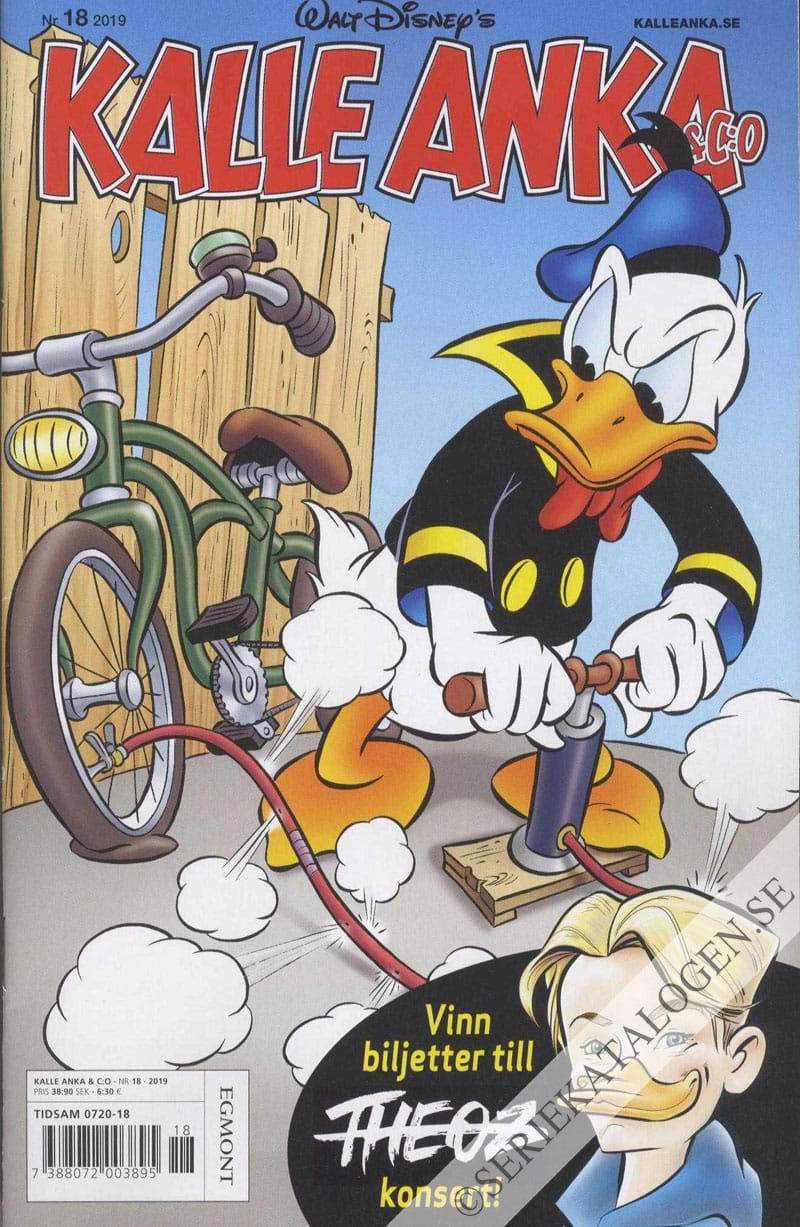 Framsida på Kalle Anka & C:o #18 (2019)