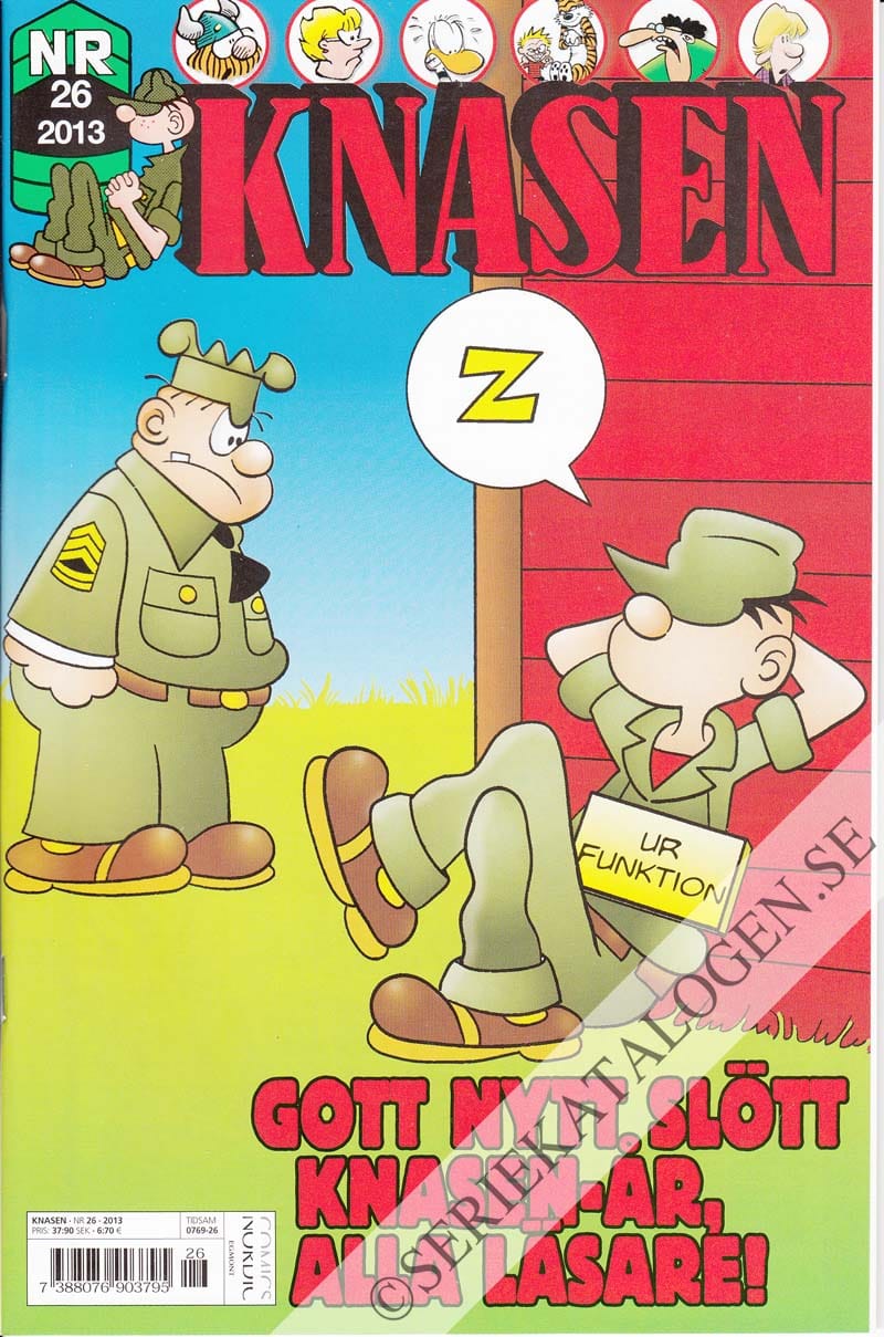 Framsida på Knasen #26 (2013)