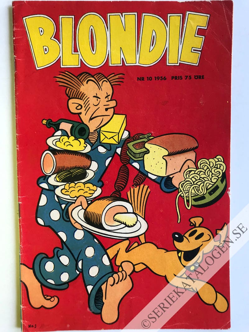 Framsida på Blondie #10 (1956)