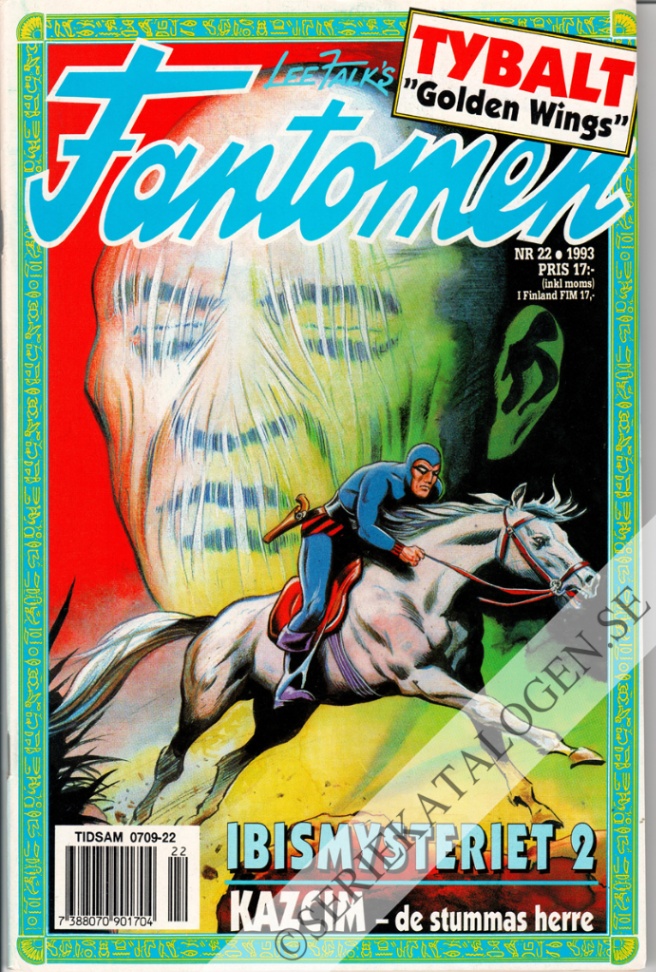 Framsida på Fantomen #22 (1993)