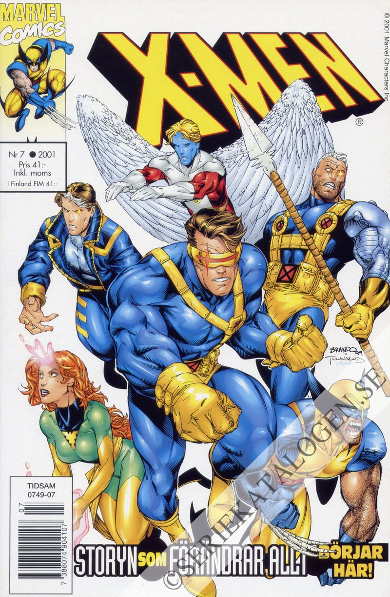 Framsida på X-Men #7 (2001)