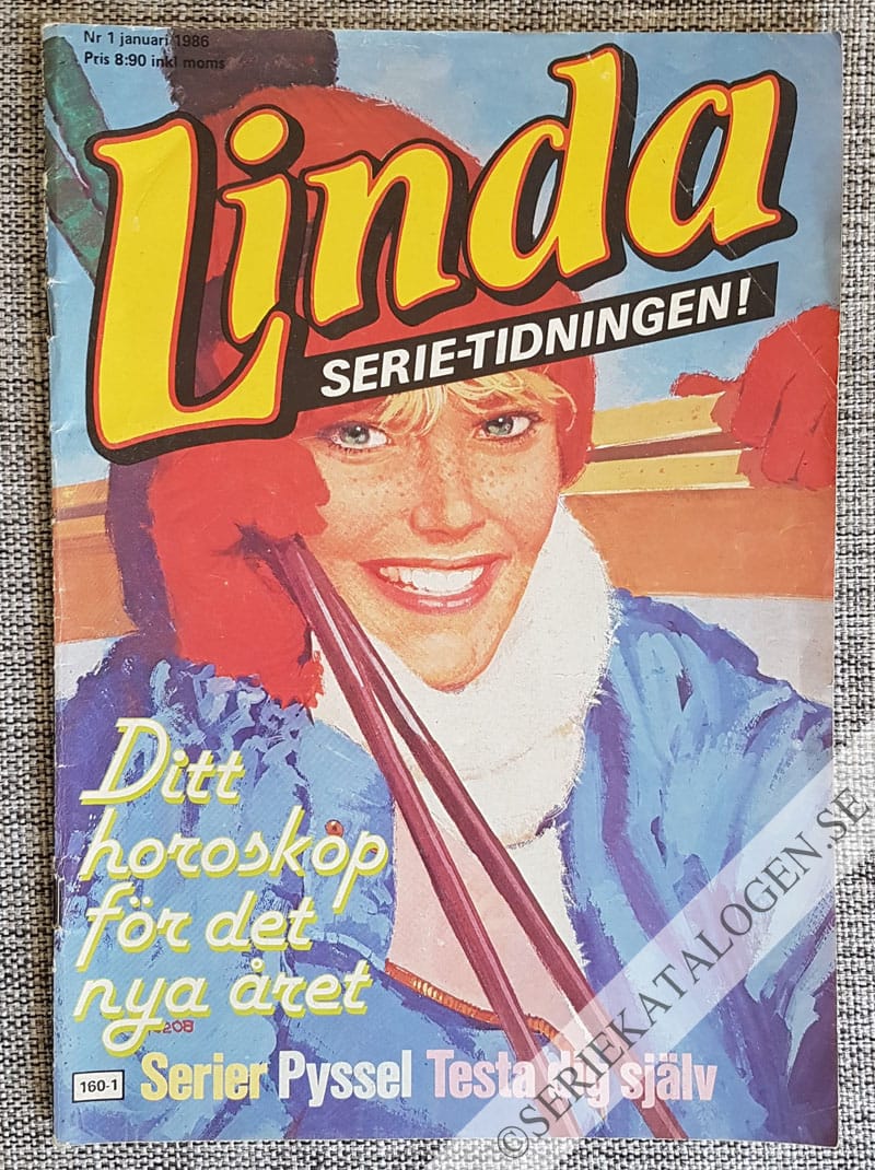 Framsida på Linda #1 (1986)