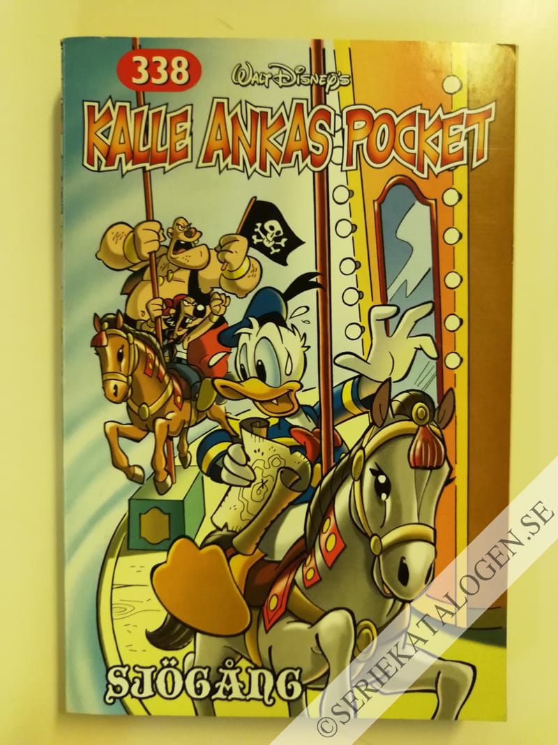 Framsida på Kalle Ankas pocket #338 - Sjögång (2007)
