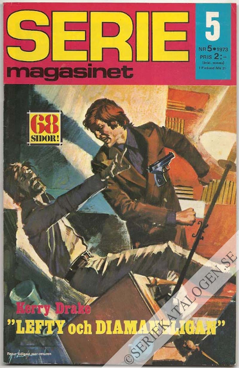 Framsida på Seriemagasinet #5 (1973)