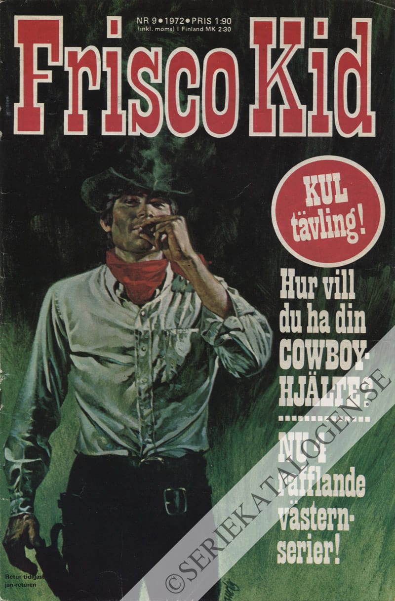 Framsida på Frisco Kid #9 (1972)